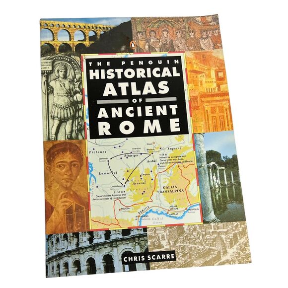 Penguin Historical Atlas of Ancient Rome by Chris Scarre - 1995 First Edition - Picture 1 of 9